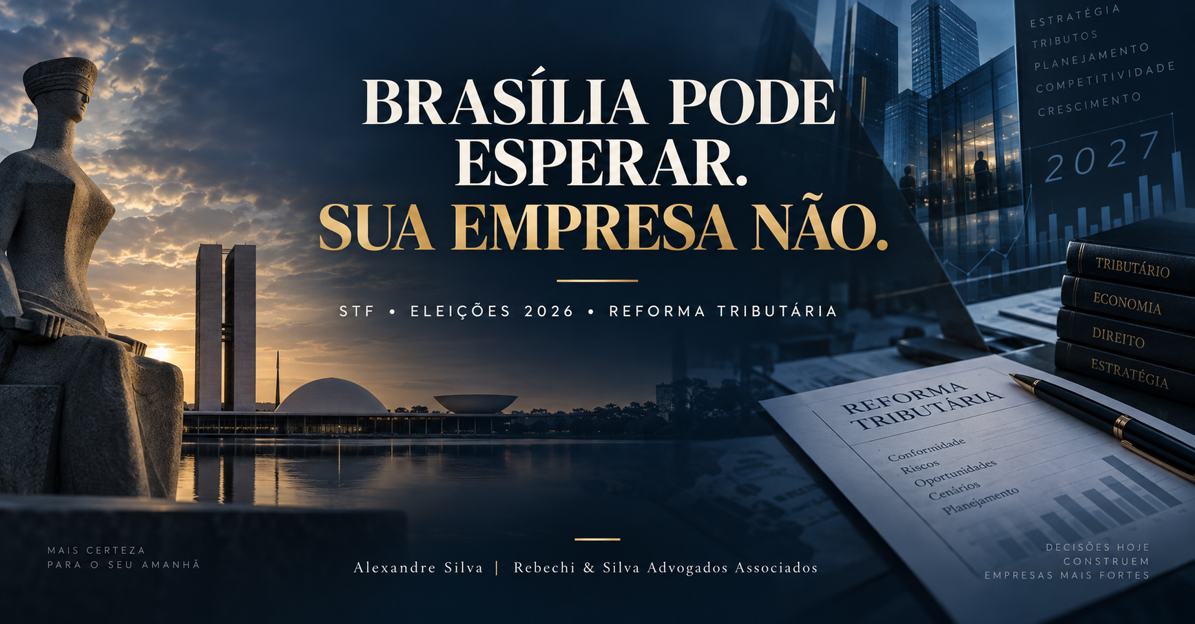 Brasília pode esperar. Sua empresa não.